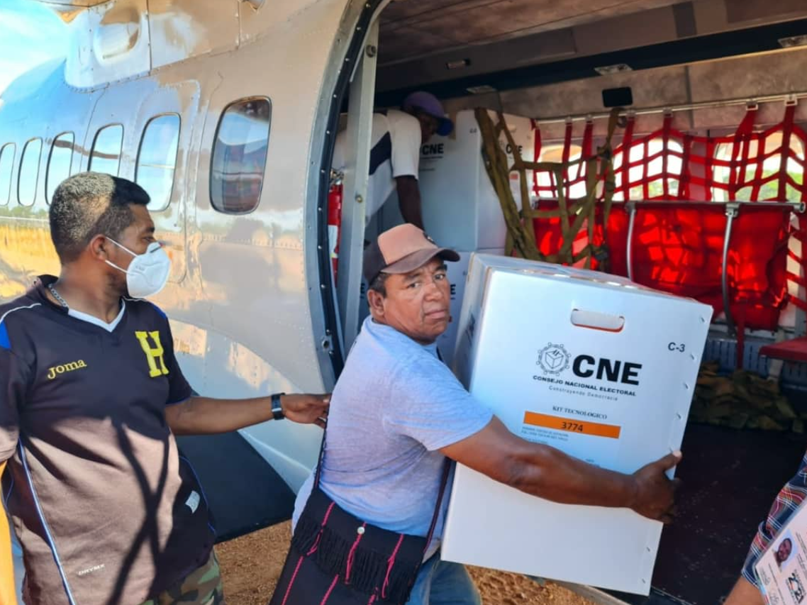 Imagen tomada de redes sociales de la Fuerza Armada hondureña